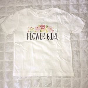 Flower Girl T Shirt - multiple sizes